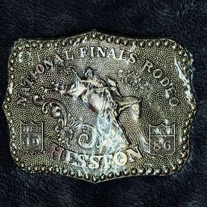NFR 1986 Houston Belt Buckle Fourth Edition Anniversary Series New